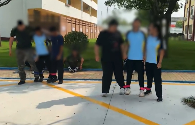 树仁基地扩展活动——三人两足比赛